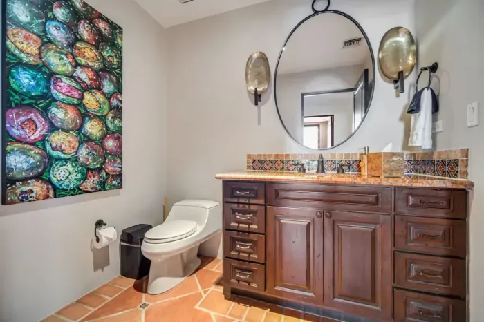 1/2 bath on main level