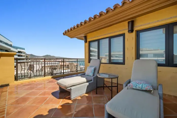 Patio of 2nd Suite on upper level