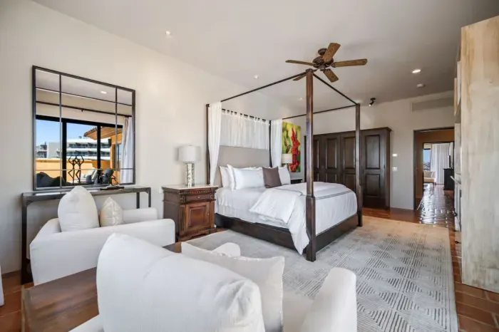 Seating in main suite