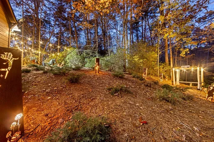 Soft hillside lighting guides you to peaceful nighttime relaxation in nature.  #14