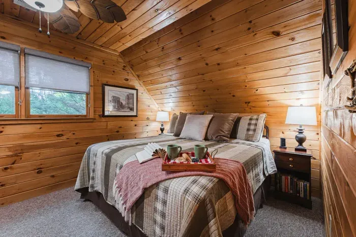 Rest comes quickly in a quiet, tucked-away room.