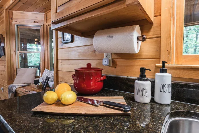 Plenty of room for snacks, drinks, and late-night chats.