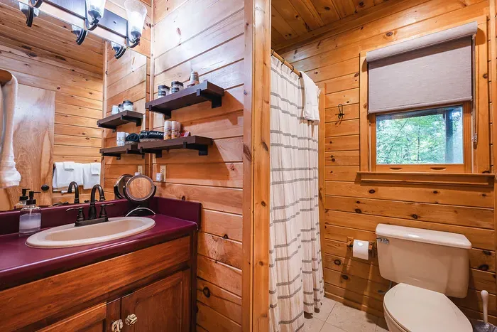 A second full bathroom helps mornings move smoothly.