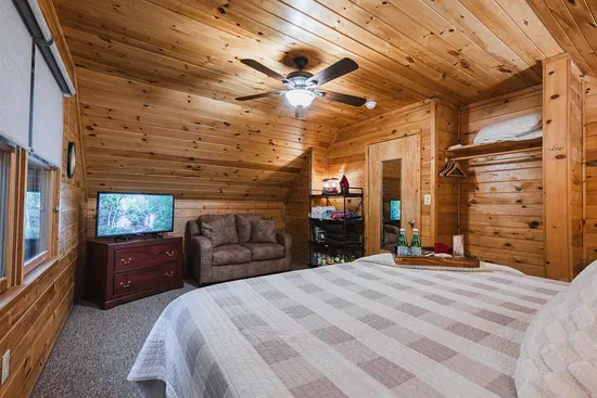 End the night slowly — a private space to unwind after the fire goes out.