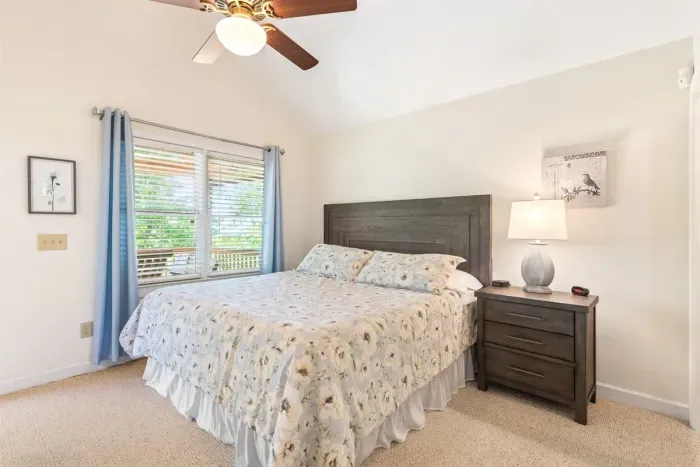 King bedroom with walk-in closet — comfortable, spacious, and easy to settle into.