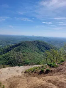 Mount Yonah mountain summit scenic view near Helen Georgia cabins