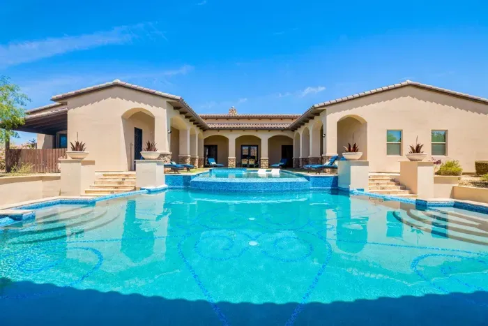 Two salt water pools