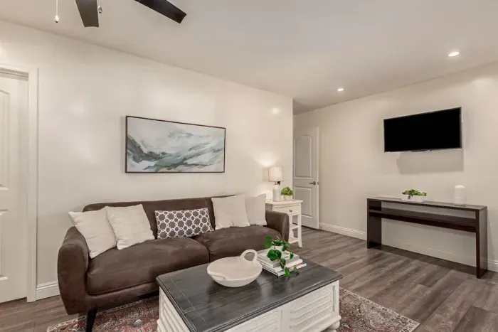 Guest suite living room