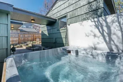 Salt water hot tub - professionally sanitized before each stay with no extra charge to use during your stay!