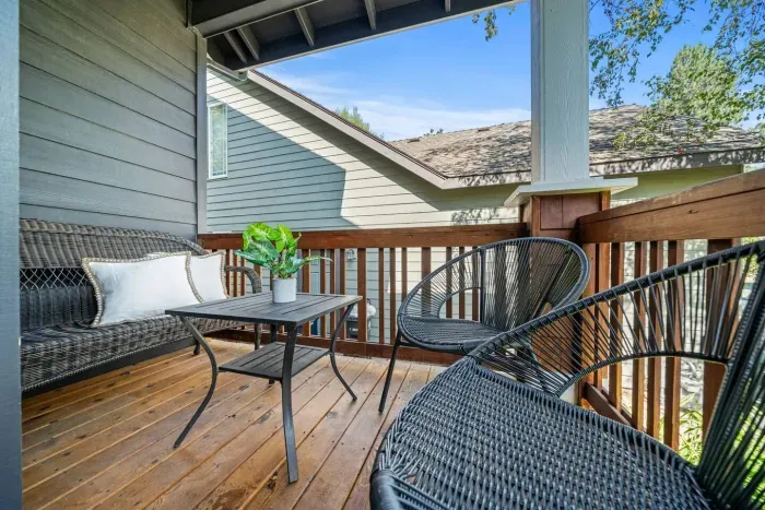 Enjoy slow mornings on the porch