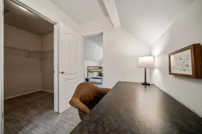 Private office space off of the primary suite