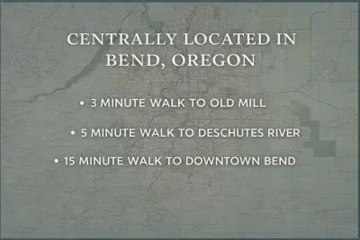 Walkable Bend stay near Old Mill, Deschutes River & downtown