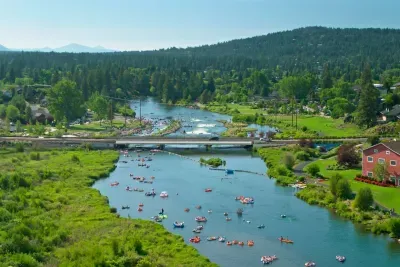 The Deschutes River is famous for excellent summer floating and paddleboarding. Bring the paddleboards (provided) and walk to the river. Explore the rapids and wave water park!