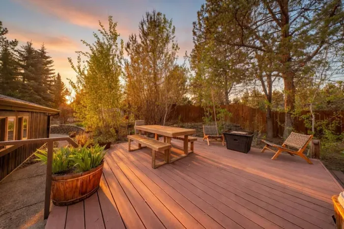 Outdoor dining area