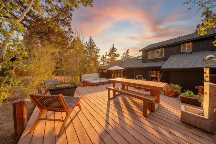 Outdoor dining area