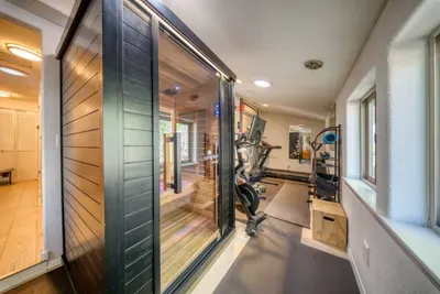 Sauna and gym