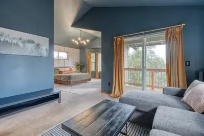 Upstairs living area
