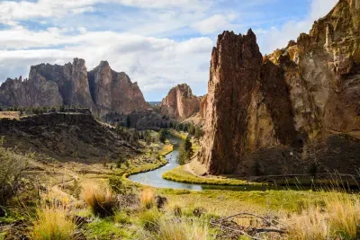 Smith Rock is an iconic climber and hiker's paradise
