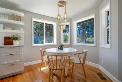 Dining nook off of the kitchen