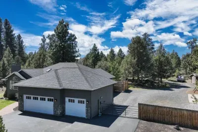 This lot is extra large! Pull your RV into this space and enjoy full hookups.