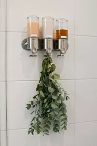 Bathroom 3: Shared between two upstairs queen bedrooms, it is connected in a jack n' jill style layout. Includes dual sink vanities, tub/shower combo, and toilet. Bathrooms come with towels and bathmats, soaps (hair, body, hand), and hair dryer.