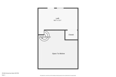 Floor 4 with access to double bunk loft and rooftop terrace