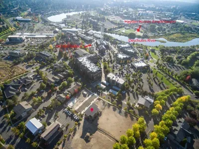 Close to it all! Old Mill, River, and theater!