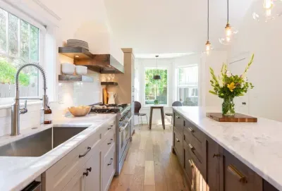 Gorgeous chef's kitchen with 48" range