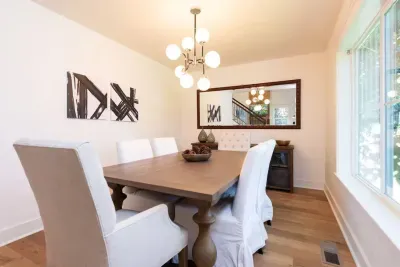 Dining room in main home
