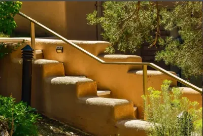 Follow the paths through the Fort Marcy Complex to our beautiful condo.