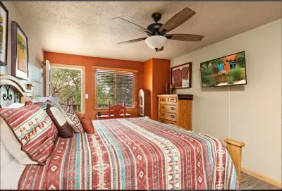 Fully immerse yourself in the comfort of the king bedroom and the ajoining balcony.