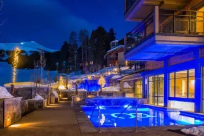 Grand Colorado pool by night