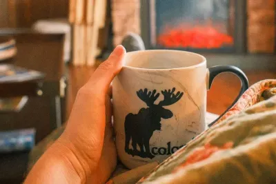 Now, this is what I call relaxing in Breckenridge.