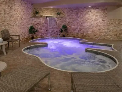 An adult retreat! The Grotto and spa offer quiet and treatments during your stay.