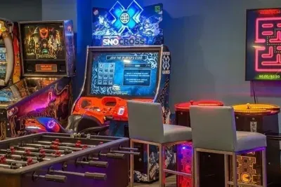 Kid's room and Arcade common space