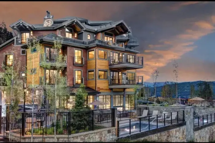 Stunning resort overlooks Breckenridge and the valley.