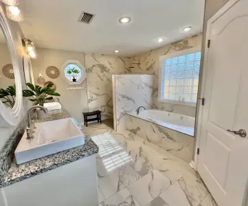 Master bathroom