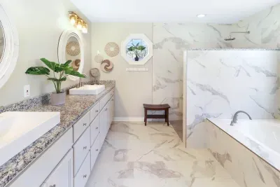 Master bathroom