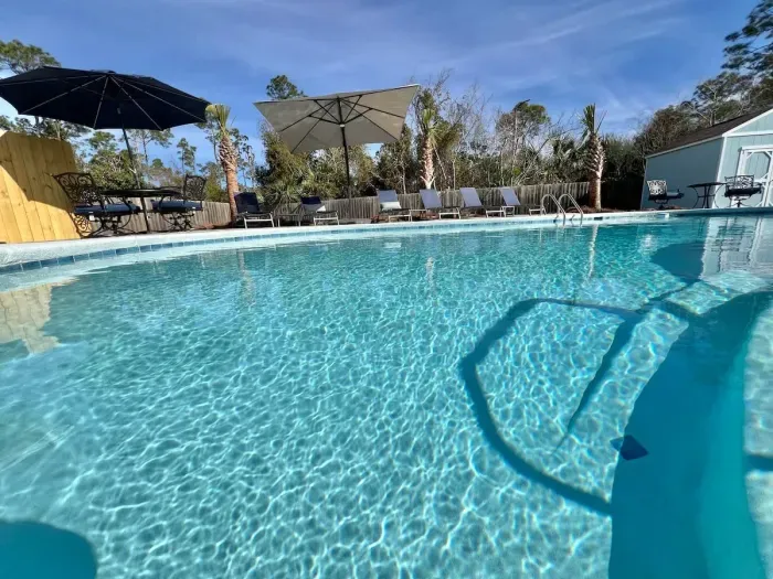 Heated, private pool