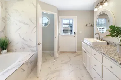 Master bathroom