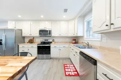 Fully stocked kitchen