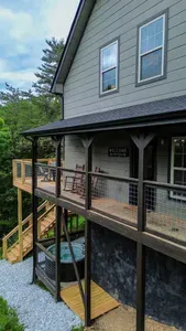Drone shot - front of house