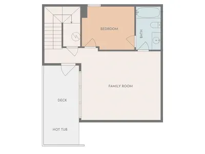 Lower level floorplan