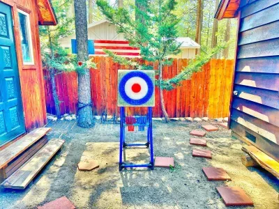Axe throwing!