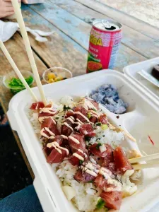 Must try poke....and there are lots of flavors to explore.