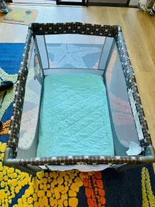 Pack N' Play with bottom sheet available