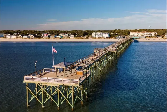 Oak Island Pier-Enjoy a meal at Koko Cabana and visit the pier