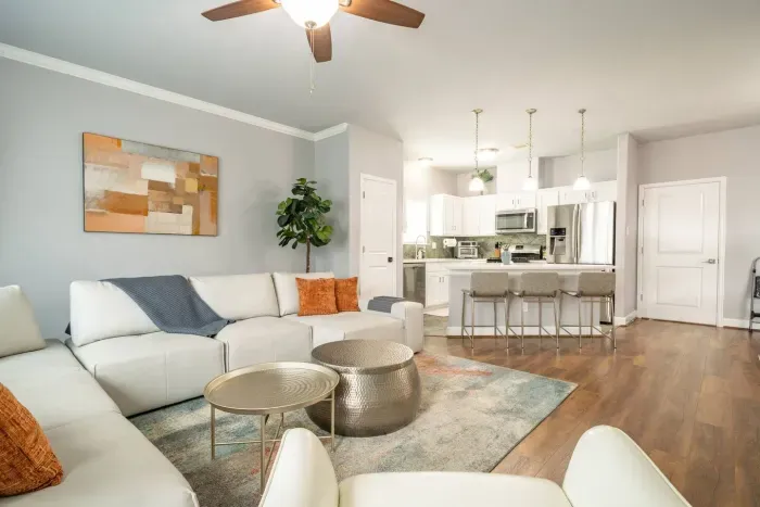 Stylish Open Living Room