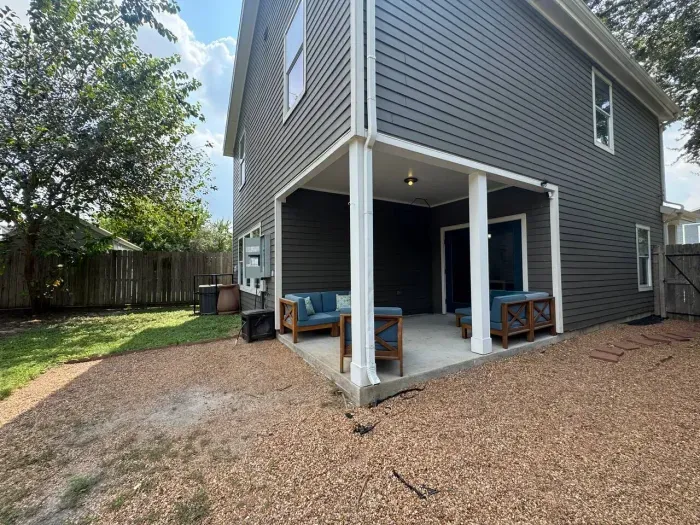 Covered Patio with Seating