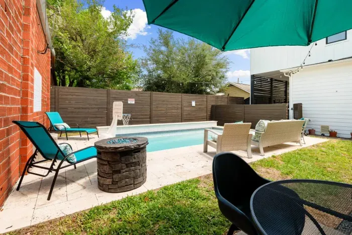 Poolside Lounge Area